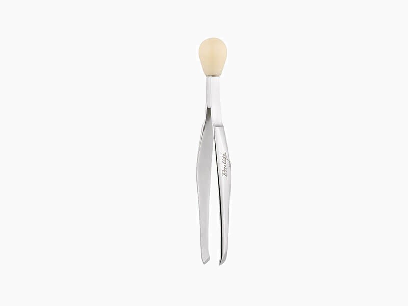 Pince à épiler boule Rhodo mors obliques pour l’épilation des sourcils