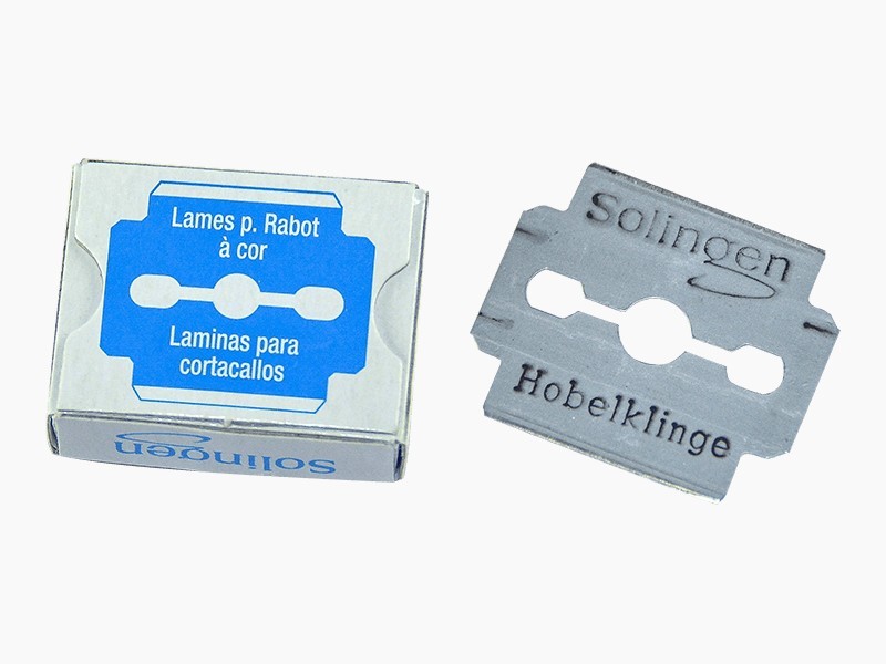 Lot de 10 lames de rechange pour coupes-cors en acier inoxydable