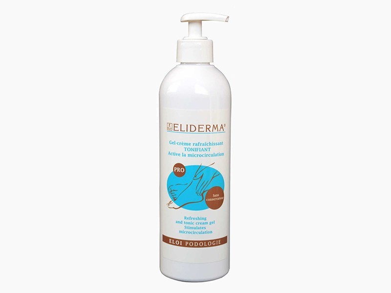 Gel crème rafraichissant et tonifiant pour pieds gonflés et fatigués