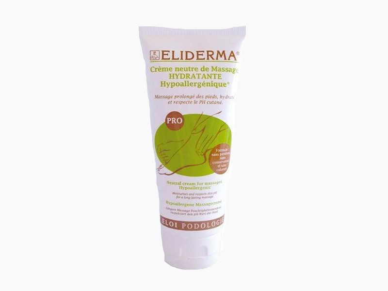 Crème de massage protectrice et hydratante pour pieds secs ELIDERMA
