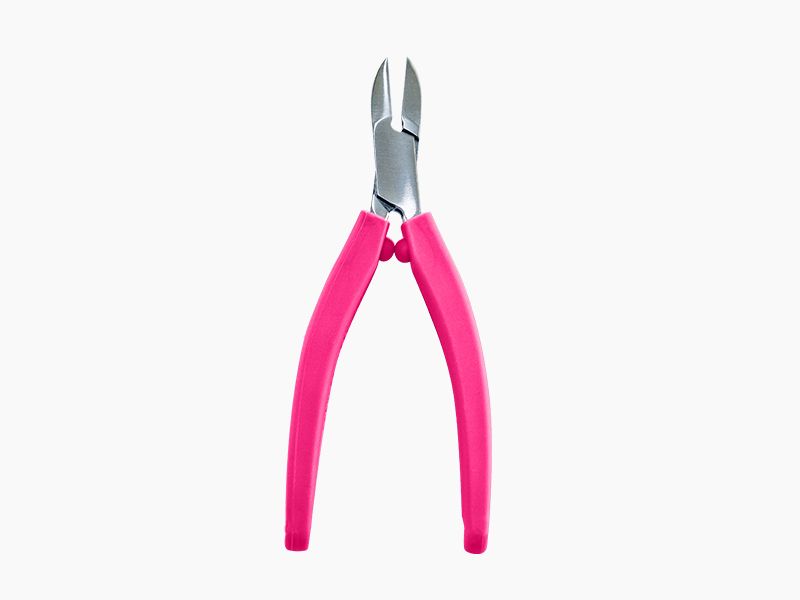 Pince à ongles | Inox | Mors concaves | Manche en élastomère