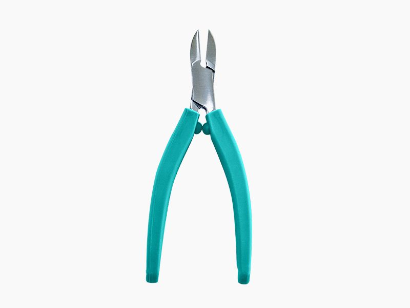 Pince à ongles | Inox | Mors concaves | Manche en élastomère