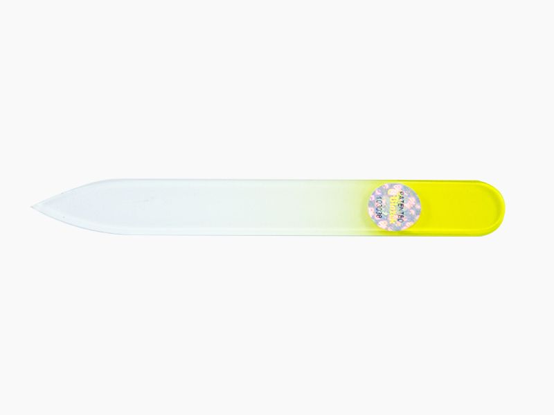 Lime à ongle en verre | 9cm -2mm | Couleurs dégradées