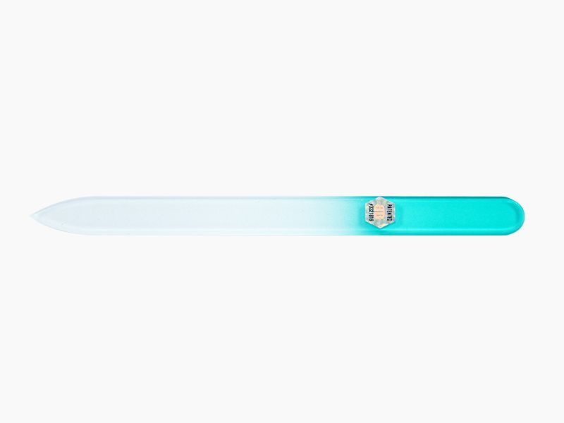 Lime à ongle en verre | 14cm -3mm | Couleurs dégradées