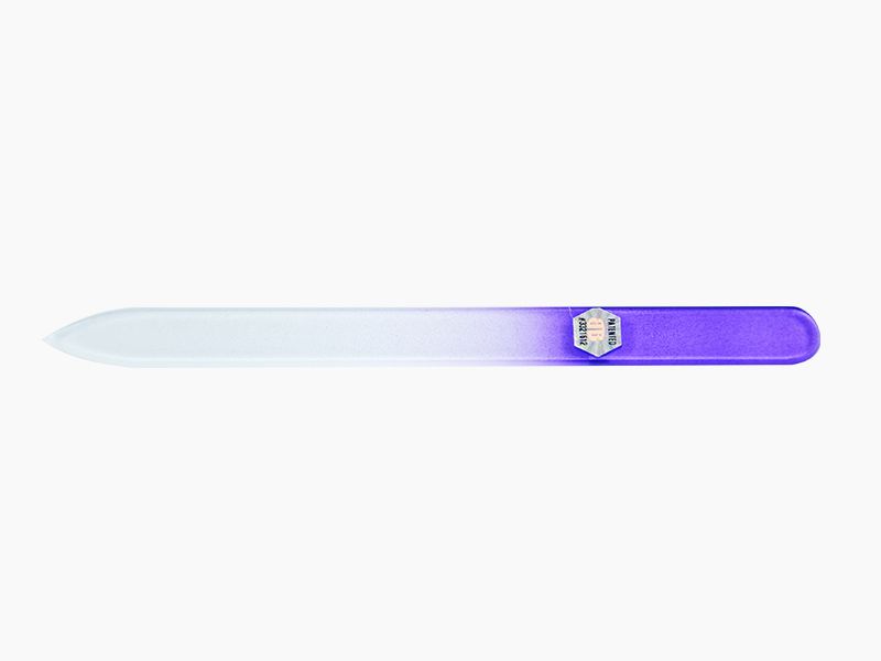 Lime à ongle en verre | 14cm -3mm | Couleurs dégradées